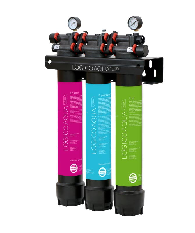 Φίλτρο νερού Τριπλό Kit LógicoAqua Pro 21" PP/AC/UF