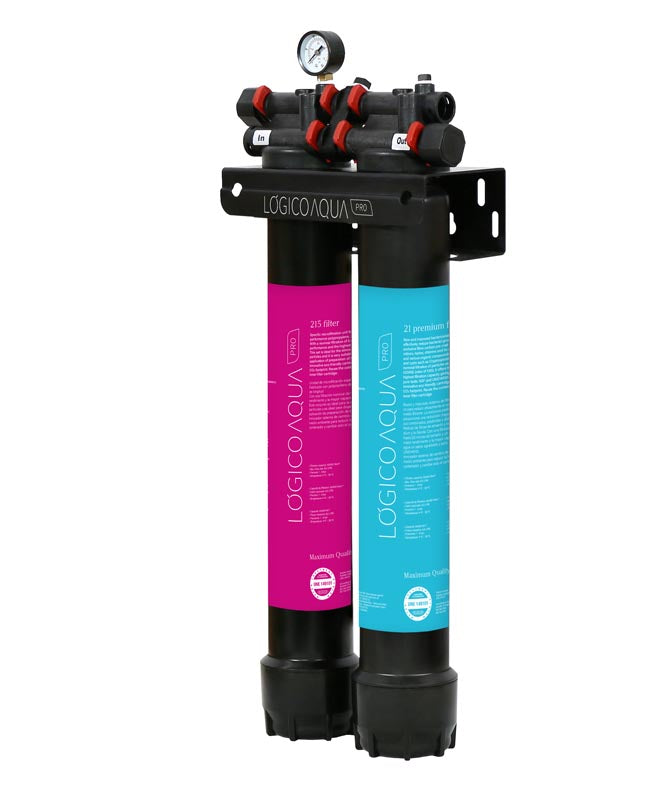 Φίλτρο νερού Διπλό Kit LógicoAqua Pro 21" PP/AC