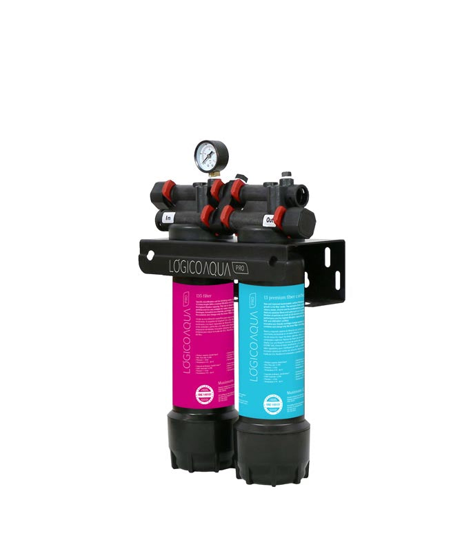 Φίλτρο νερού Διπλό Kit LógicoAqua Pro 13" PP/AC